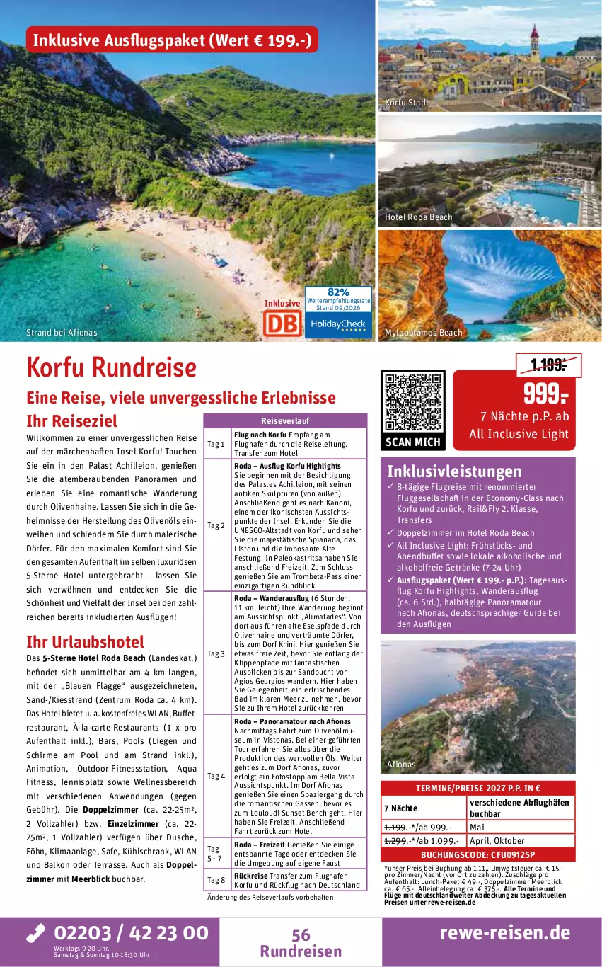 Aktueller Prospekt Rewe Reisen - Reiseprospekt - von 25.09 bis 30.10.2026 - strona 56 - produkty: alkohol, alkoholfreie getränke, aqua, asti, aust, Bad, buch, decke, dusche, eis, elle, fanta, getränk, getränke, gin, inklusivleistungen, kühlschrank, LG, Liege, olive, oliven, olivenöl, pool, pril, rama, reis, reiseverlauf, rum, SANTE, schirme, Schrank, Skulptur, Ti, tisch, uhr, usb, wellnessbereich