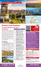 Gazetka promocyjna Rewe Reisen - Reiseprospekt - Gazetka - ważna od 30.10 do 30.10.2026 - strona 14 - produkty: arlo, Bad, buch, deutschsprachige reiseleitung, dusche, eis, Elektro, elle, inklusivleistungen, Kilkenny, Metro, natur, Nordsee, pool, pril, rama, reis, reiseverlauf, rel, schott, Ti, tisch, uhr, WICK