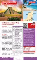 Gazetka promocyjna Rewe Reisen - Reiseprospekt - Gazetka - ważna od 30.10 do 30.10.2026 - strona 24 - produkty: alkohol, alkoholfreie getränke, Bad, buch, deutschsprachige reiseleitung, dusche, eis, elle, erde, Garten, getränk, getränke, Heu, inklusivleistungen, kaffee, Liege, natur, pool, pril, reis, reiseverlauf, rel, rezept, snack, snacks, tee, Ti, Tulum, uhr