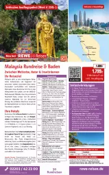 Gazetka promocyjna Rewe Reisen - Reiseprospekt - Gazetka - ważna od 30.10 do 30.10.2026 - strona 30 - produkty: angebot, Bad, buch, deutschsprachige reiseleitung, dusche, eis, elle, inklusivleistungen, kaffee, lays, Liege, Metro, Mode, natur, pool, Rana, reis, reiseverlauf, rel, Ria, rwe, schirme, Sport, tee, Ti, uhr, wasser