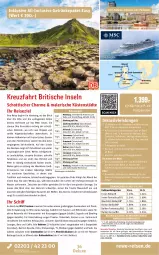 Gazetka promocyjna Rewe Reisen - Reiseprospekt - Gazetka - ważna od 30.10 do 30.10.2026 - strona 36 - produkty: alkohol, alkoholische getränke, angebot, angebote, asti, auer, Bad, balkonkabine, bett, bier, Brei, brita, buch, cocktail, cocktails, drink, drinks, dusche, eis, Elektro, elle, ente, fanta, fenster, getränk, getränke, gin, inklusivleistungen, leine, meerblickkabine, Mode, pool, reis, reiseverlauf, rel, schott, Spezi, Thea, Ti, timer, tisch, uhr, wasser, weck, wein, weine, Whirlpool, whisky