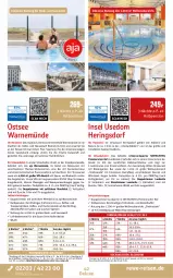Gazetka promocyjna Rewe Reisen - Reiseprospekt - Gazetka - ważna od 30.10 do 30.10.2026 - strona 42 - produkty: angebot, asti, auer, axe, Bad, Bademantel, brötchen, buch, dusche, eis, ente, erde, fanta, fisch, Garten, hering, Herings, inklusivleistungen, innenpool, kaffee, Kaiser, kuchen, kurtaxe, LG, mab, Mantel, nivea, Pommersche, pool, rama, reis, ring, rwe, Spezi, tee, Ti, tisch, uhr, wellnessbereich, Whirlpool