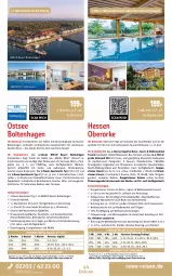 Gazetka promocyjna Rewe Reisen - Reiseprospekt - Gazetka - ważna od 30.10 do 30.10.2026 - strona 44 - produkty: angebot, angebote, aqua, auer, axe, Bad, Bademantel, bett, bettwäsche, Brei, brötchen, buch, dusche, ecco, eis, Elan, fisch, Garten, geschirr, getränk, getränke, gutschein, handtücher, hausmarke, inklusivleistungen, innenpool, Kinder, kosmetik, küche, Küchen, kurtaxe, LG, Liege, Mantel, Mountainbike, natur, pool, Reinigung, reis, schlafsofa, slip, Slipper, Sofa, Sport, Tasche, Ti, tisch, tücher, uhr, wellnessbereich, ZTE