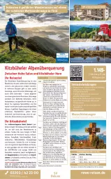 Gazetka promocyjna Rewe Reisen - Reiseprospekt - Gazetka - ważna od 30.10 do 30.10.2026 - strona 52 - produkty: auer, axe, Bad, Bau, buch, dusche, eis, elle, Garten, getränk, gin, Heu, HP, inklusivleistungen, jako, Kaiser, kneipp, LG, natur, nuss, rama, reis, reiseverlauf, rel, rum, rwe, Spezi, Ti, uhr, wellnessbereich
