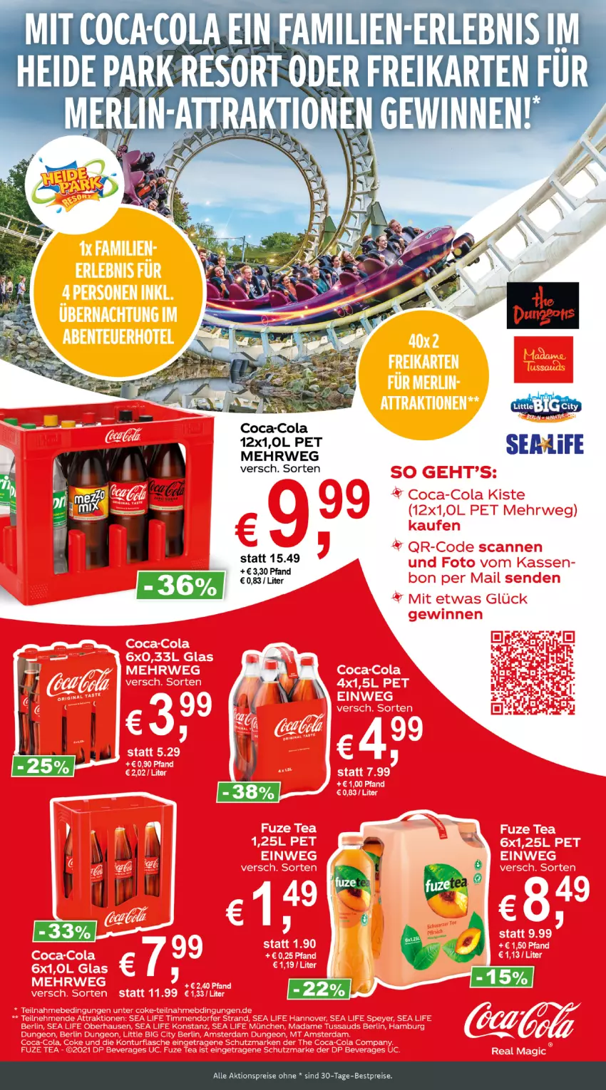 Aktueller Prospekt Getraenkeland - von 05.08 bis 17.08.2024 - strona 5 - produkty: aktionspreis, bestpreis, bestpreise, coca-cola, cola, eis, LG, reis, rwe, tee, Ti