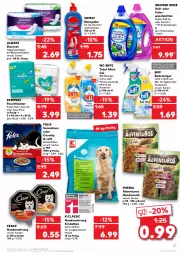 Gazetka promocyjna Kaufland - Gazetka - ważna od 09.03 do 09.03.2022 - strona 27 - produkty: adventuros, aktiv gel, Alwa, Always, angebot, angebote, aqua, Bad, beutel, biff, citrus, colorwaschmittel, Discreet, eis, ente, felix, feuchttücher, geschirr, hundenahrung, hundesnack, katzenfutter, Kette, klarspüler, Kroketten, lamm, pampers, purina, reiniger, reis, Schal, Schale, sensations, snack, somat, Ti, tücher, waschmittel, wc-reiniger, Weisser Riese