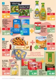 Gazetka promocyjna Kaufland - Gazetka - ważna od 09.03 do 09.03.2022 - strona 3 - produkty: angebot, angebote, blätterteig, brot, butter, dallmayr, Dr. Oetker, dressing, feldsalat, fisch, fische, Fischer, gouda, kaffee, Käse, kuchen, Kühne, lachs, lamm, landliebe, leine, Maasdam, maasdamer, meerrettich, papier, pizza, pudding, Rettich, rezept, rezepte, salat, schamel, spinat, tante fanny, Ti, Wild, wildlachs, zitrone, zitronen