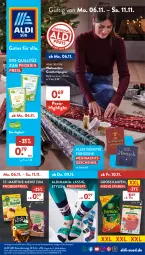 Gazetka promocyjna AldiSud - NÄCHSTE WOCHE - Gazetka - ważna od 11.11 do 11.11.2023 - strona 1 - produkty: aldi, auto, bier, bio, bio-joghurt, eis, ente, Geschenkpapier, joghur, joghurt, papier, reis, salami, Ti