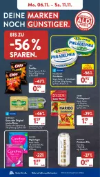 Gazetka promocyjna AldiSud - NÄCHSTE WOCHE - Gazetka - ważna od 11.11 do 11.11.2023 - strona 14 - produkty: aldi, bitburger, burger, butter, carefree, chili, eis, frischkäse, frucht, fruchtgummi, gin, haribo, hot chili, irische butter, je 250-g-packung, Käse, kerrygold, kräuter, philadelphia, pils, reis, salz, schnittlauch, slip, slipeinlagen, Ti, tortilla, tortillas, ZTE