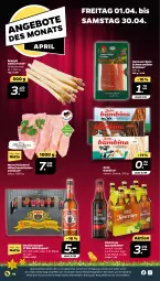 Gazetka promocyjna Netto - Angebote ab Montag - Gazetka - ważna od 02.04 do 02.04.2022 - strona 14 - produkty: auer, bier, burger, eis, fleisch, Fleischerei, köstritzer, minutenschnitzel, natur, pril, Schere, schinken, schnitzel, schwarzwälder schinken, spargel, Spezi, Stier, Ti, wein, ZTE