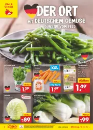 Gazetka promocyjna Netto Marken-Discount - Filial-Angebote - Gazetka - ważna od 23.07 do 23.07.2022 - strona 4 - produkty: asti, beutel, bio, bohne, bohnen, Buschbohnen, eis, kräuter, möhren, ndk, obst, reis, Ti, topf, versandkostenfrei, Weißkohl