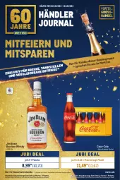 Gazetka promocyjna Metro - Händler Journal - Gazetka - ważna od 16.10 do 16.10.2024 - strona 1 - produkty: bourbon, coca-cola, cola, elle, flasche, getränk, getränke, jim beam, Metro, Palette, Ti, whisky