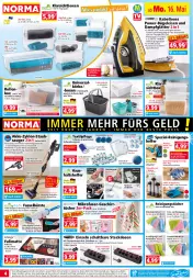 Gazetka promocyjna Norma - Norma - Gazetka - ważna od 23.05 do 23.05.2022 - strona 4 - produkty: akku, aust, auto, ball, batterie, Bebe, Behälter, beleuchtung, bodenstaubsauger, Brei, bügel, Bügeleisen, bürste, bürsten, Dampfglätter, decke, Deckel, dell, eis, elle, fenster, Fußmatte, garnitur, geschirr, gin, Holz, jumbo, Kehrgarnitur, Klammern, Klarsichtbox, kleid, Kleidung, korb, lamm, led-beleuchtung, leine, LG, mikrofaser, Mikrofasertücher, mit led-beleuchtung, möbel, Mode, ndk, orange, reifen, Reinigung, reinigungsbürste, reinigungstücher, reis, Rollenbox, Roller, rwe, Schal, Spezi, Spiele, staubsauger, steckdose, Stier, Ti, Tiere, tisch, Trockner, tücher, usb, wandhalterung, waschbecken, waschmittel, wasser, wassertank, weck