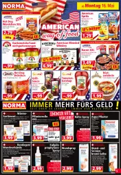 Gazetka promocyjna Norma - Norma - Gazetka - ważna od 23.05 do 23.05.2022 - strona 5 - produkty: aqua, asti, axe, bacon, barbecue, binden, braten, brötchen, brownie, caramel, elle, flasche, grill, grillsauce, gurke, gurken, hot dog, ketchup, knoblauch, kühlregal, LG, Panthenol, pflaster, regal, rel, röstzwiebeln, Salsa, sandwich, sauce, sprühflasche, Ti, tisch, tomate, tomaten, tomatenketchup, whiskey, würstchen, zwiebel, zwiebeln