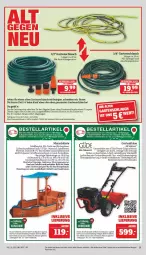Gazetka promocyjna Marktkauf - Prospekt - Gazetka - ważna od 21.05 do 21.05.2022 - strona 31 - produkty: coupon, eis, elle, erde, garnitur, Garten, gartenschlauch, gin, Kinder, LG, messer, ndk, obst, Rauch, reifen, reis, Ria, ring, Sandkasten, schlauch, schläuche, Stollen, tee, Ti, wasser