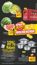 Gazetka promocyjna Marktkauf - Prospekt - Gazetka - ważna od 21.05 do 21.05.2022 - strona 42 - produkty: decke, Deckel, deka, eis, elle, fleisch, melone, reis, Sternburg, stielkasserolle, teller, Ti, wasser, wassermelone, Yo