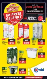 Gazetka promocyjna Combi - Prospekte - Gazetka - ważna od 31.12 do 31.12.2023 - strona 1 - produkty: angebot, angebote, auer, Becher, bio, dauertiefpreis, discount, eis, milch, quark, reis, speisequark, Ti, tiefpreis, vollmilch