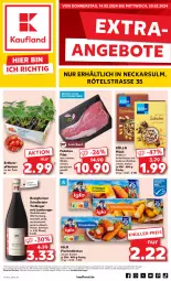 Gazetka promocyjna Kaufland - Extra-Angebote - Gazetka - ważna od 20.03 do 20.03.2024 - strona 1 - produkty: angebot, angebote, beef, Berger, deo, eimer, eis, Erdbeerpflanze, Falsches Filet, filet, fisch, fischstäbchen, fleisch, hafer, haferflocken, iglo, kölln, korn, müsli, pflanze, pflanzen, qualitätswein, Rauch, rotwein, Schal, schinken, Ti, trolli, trollinger, wein, ZTE