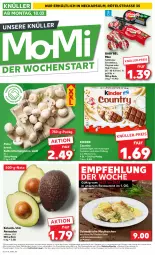 Gazetka promocyjna Kaufland - Extra-Angebote - Gazetka - ważna od 20.03 do 20.03.2024 - strona 8 - produkty: angebot, angebote, avocado, avocados, babybel, cerealien, champignon, champignons, creme, eis, erde, gin, gurke, gurken, kartoffel, Käse, Kinder, kinder country, maultaschen, milch, riegel, salat, schnittkäse, schoko, schokoriegel, Tasche, taschen, Ti, ZTE, zwiebel, zwiebeln