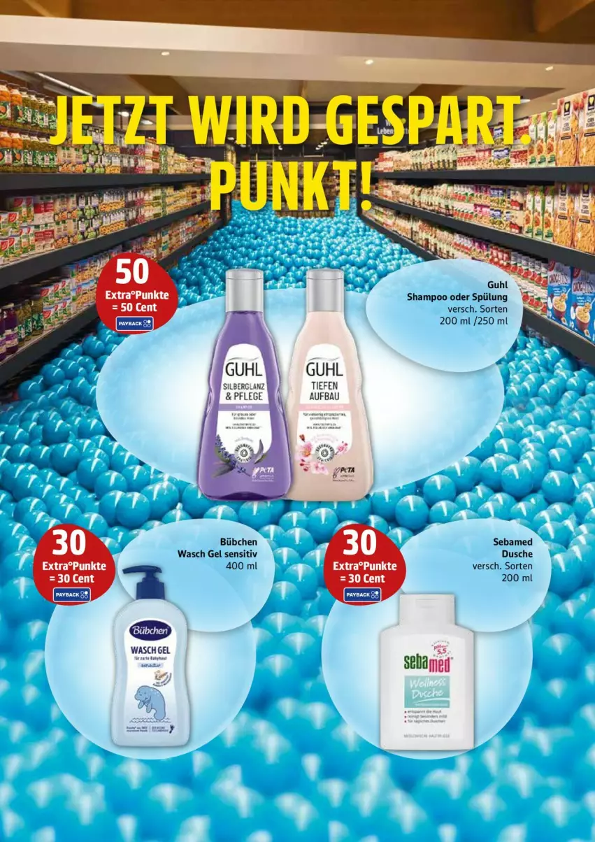Aktueller Prospekt Edeka - Prospekte - von 18.08 bis 23.08.2025 - strona 27 - produkty: Bau, bübchen, dusche, Guhl, sebamed, shampoo, shampoo oder spülung, spülung, Ti
