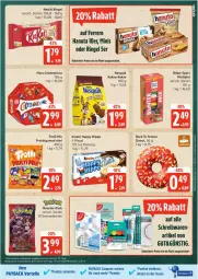 Gazetka promocyjna Edeka - Prospekte - Gazetka - ważna od 23.08 do 23.08.2025 - strona 19 - produkty: coupon, coupons, Donut, eis, ferrero, frucht, fruchtgummi, hanuta, hipp, kakao, keks, kekse, Kinder, mars, nesquik, payback, reis, riegel, ritter, ritter sport, schreibwaren, Sport, Ti, trolli, ZTE