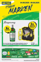 Gazetka promocyjna Metro - Starke Marken - Gazetka - ważna od 09.08 do 09.08.2025 - strona 1 - produkty: auto, dry gin, flasche, getränk, getränke, gin, LG, Metro, natur, natura, Palette, schweppes, Tanqueray, Ti, tisch, tonic, tonic water