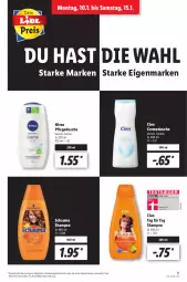 Gazetka promocyjna Lidl - Aktionsprospekt - Gazetka - ważna od 15.01 do 15.01.2022 - strona 11 - produkty: angebot, Cien, creme, cremedusche, dusche, eis, frucht, LG, nivea, pflegedusche, reis, schauma, schauma shampoo, shampoo, Ti, vita, ZTE