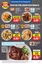 Gazetka promocyjna Lidl - Aktionsprospekt - Gazetka - ważna od 15.01 do 15.01.2022 - strona 39 - produkty: auer, braten, discount, eis, filet, fisch, fische, Fischer, fleisch, garnelen, lebensmittel, mac, minutensteaks, monitor, obst, Obst und Gemüse, preisvorteil, pril, pute, Puten-Köfte, reis, rezept, rezepte, rind, schwein, schweine, steak, steaks, Ti, und gemüse, wein, weine