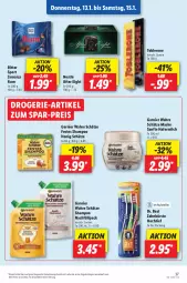 Gazetka promocyjna Lidl - Aktionsprospekt - Gazetka - ważna od 15.01 do 15.01.2022 - strona 41 - produkty: after eight, angebot, bürste, Dr. Best, drogerie-artikel, eis, elle, garnier, hafer, honig, Maske, milch, nestlé, reis, ritter, ritter sport, rum, shampoo, Sport, teller, Ti, toblerone, Wahre Schätze, zahnbürste, ZTE