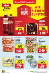 Gazetka promocyjna Lidl - Aktionsprospekt - Gazetka - ważna od 15.01 do 15.01.2022 - strona 6 - produkty: beste butter, bresso, butter, Dr. Oetker, frau antje, frischkäse, iglo, intermezzo, Käse, langnese, magnum, Magnum Mini, ndk, pfanne, pfannen, Schal, Schale, Schwip Schwap, Ti