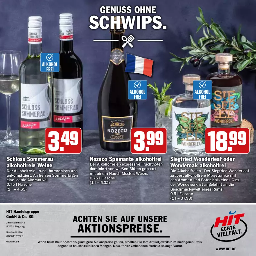 Aktueller Prospekt Hit - Prospekte - von 16.05 bis 04.06.2022 - strona 32 - produkty: aktionspreis, alkohol, Blüte, eis, flasche, frucht, getränk, getränke, gin, mac, Mixgetränk, nuss, puma, reis, rum, spumante, Ti, wein, weine