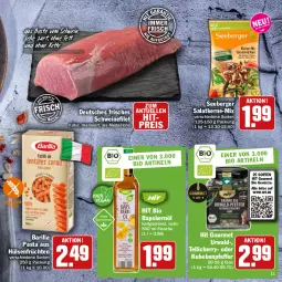 Gazetka promocyjna Hit - Prospekte - Gazetka - ważna od 04.06 do 04.06.2022 - strona 11 - produkty: barilla, Bebe, Berger, bio, eis, elle, filet, flasche, früchte, früchten, gewürz, hülsenfrüchte, Kette, medaillons, natur, pasta, pfeffer, reis, salat, schwein, schweine, schweinefilet, seeberger, senf, Ti, wein, weine