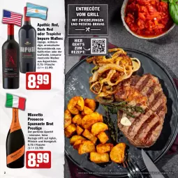 Gazetka promocyjna Hit - Prospekte - Gazetka - ważna od 04.06 do 04.06.2022 - strona 2 - produkty: aktionspreis, aperitif, apfel, brut, ecco, eis, entrecôte, flasche, grill, honig, kraft, mionetto, perla, pfirsich, prosecco, puma, reis, rezept, ring, rotwein, spumante, Ti, tisch, wein, zwiebel