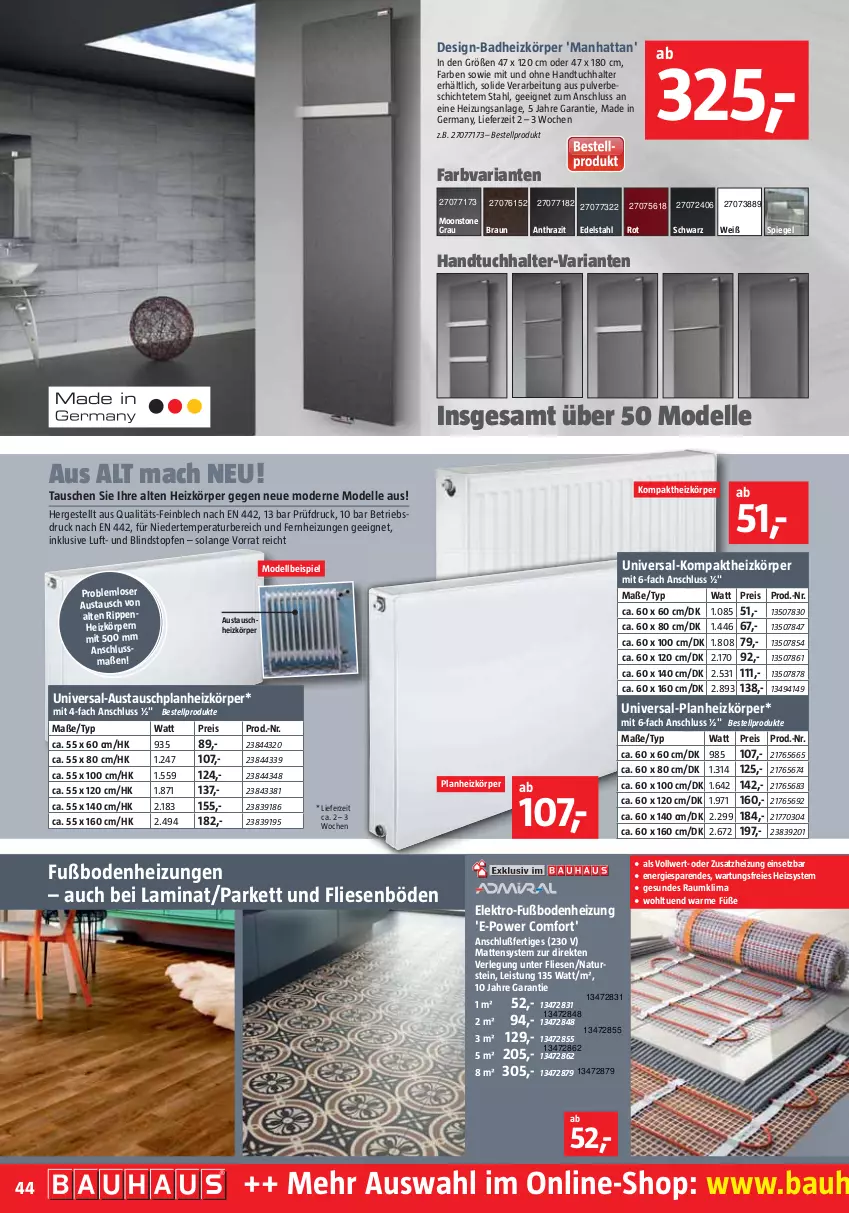 Aktueller Prospekt Bauhaus - Prospekte - von 27.11 bis 25.12.2021 - strona 44