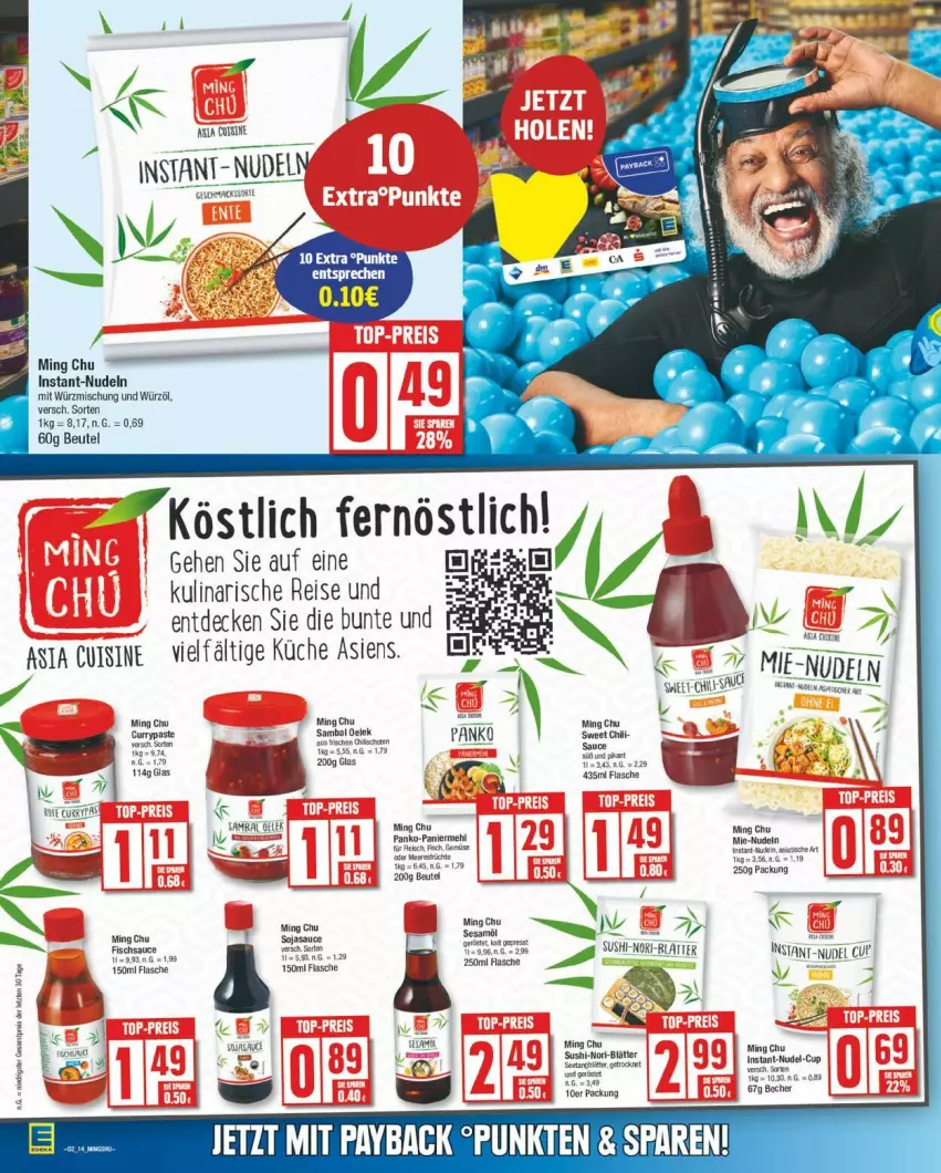 Aktueller Prospekt Edeka - Prospekte - von 06.01 bis 11.01.2025 - strona 14 - produkty: beutel, curry, decke, eier, eis, flasche, Instant-Nudeln, küche, nudel, nudeln, reis, sauce, Ti