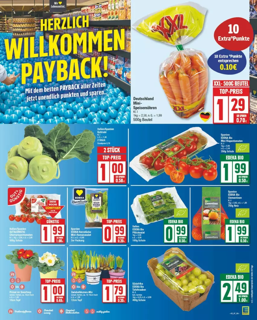 Aktueller Prospekt Edeka - Prospekte - von 06.01 bis 11.01.2025 - strona 7 - produkty: beutel, eis, möhren, speisemöhren