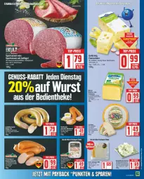 Gazetka promocyjna Edeka - Prospekte - Gazetka - ważna od 11.01 do 11.01.2025 - strona 9 - produkty: burger, emmentaler, Geflügel, gewürz, goldsteig, grill, hartkäse, HP, Käse, LG, mac, Mett, mettwurst, nuss, salami, schnittlauch, Sport, terrine, Ti, wurst