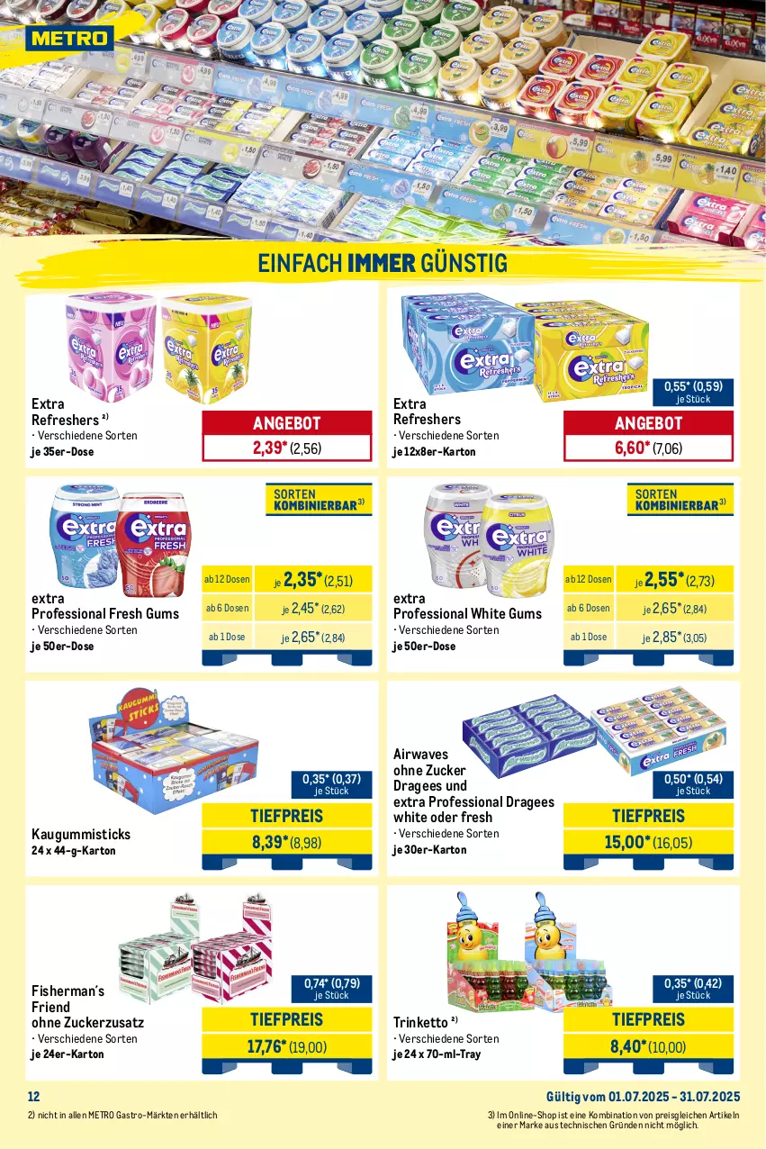Aktueller Prospekt Metro - Monats-Mix - von 01.07 bis 31.07.2025 - strona 12 - produkty: angebot, beutel, eis, haribo, kaugummi, kracher, maoam, Metro, metro gastro, reis, Ti, tiefpreis, trolli, zucker