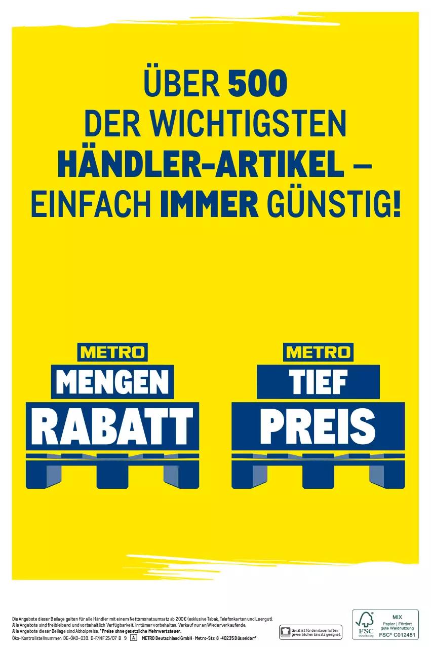 Aktueller Prospekt Metro - Monats-Mix - von 01.07 bis 31.07.2025 - strona 20 - produkty: abholpreise, angebot, angebote, auer, eis, ilag, Metro, reis, rwe, telefon, Ti