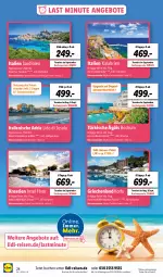 Gazetka promocyjna Lidl - Monatliche Reise-Highlights (SÜD) - Gazetka - ważna od 31.08 do 31.08.2022 - strona 24 - produkty: angebot, angebote, brie, buch, eier, eis, labranda, Liege, Mythos, nuss, reis, reiseveranstalter, Ria, rum, sonnenschirm, Ti, uhr