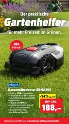 Gazetka promocyjna Thomas Philipps - Gazetka - ważna od 11.04 do 11.04.2026 - strona 14 - produkty: akku, Brei, Garten, mähroboter, rasen, senf, Ti, tisch, ZTE