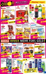 Gazetka promocyjna Norma - Norma - Gazetka - ważna od 14.08 do 14.08.2023 - strona 9 - produkty: ACC, Becher, beere, bonbons, bürste, caffè latte, Cap, cappuccino, caramel, chia, cin, creme, eis, eistee, erdbeere, erfrischungsgetränk, flasche, getränk, gin, jagdwurst, kühlregal, latte, mac, macchiato, mango, maracuja, melone, melonen, pfirsich, pils, quark, regal, riegel, tee, Ti, vanille, wasser, wassermelone, wassermelonen, wurst, zahnbürste, zahncreme