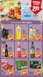 Gazetka promocyjna Rewe - Prospekte - Gazetka - ważna od 11.05 do 11.05.2024 - strona 19 - produkty: Alwa, anzünder, aperitif, Becher, berentzen, drink, elle, energy drink, fürst von metternich, grill, heineken, hella, irish whiskey, jameson, Kamin, lack, limo, limonade, Mett, metternich, mineralwasser, orange, rewe beste wahl, rheinfels quelle, sekt, Ti, valensina, wasser, whiskey