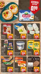 Gazetka promocyjna Rewe - Prospekte - Gazetka - ważna od 05.10 do 05.10.2024 - strona 13 - produkty: arla, arla buko, aufstrich, Becher, bett, brot, brotaufstrich, Buko, dell, di bufala, eis, esrom, fleisch, fleischwurst, frischkäse, geback, Geflügel, gutfried, hafer, Hähnchenfleisch, Hefe, Kamin, Kaminwurz, Käse, käsescheiben, leerdammer, mehl, mortadella, mozzarella, reinert, rel, schnittkäse, Ti, weichkäse, wurst, ziegenkäse