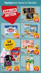 Gazetka promocyjna Rewe - Prospekte - Gazetka - ważna od 05.10 do 05.10.2024 - strona 2 - produkty: arla, arla buko, auto, Becher, Buko, eis, elle, frischkäse, geschirr, hollandaise, Käse, lachgummi, mövenpick, mövenpick eis, Nimm 2, perwoll, reiniger, sauce, sofortrabatt, somat, tee, thomy, thomy les sauces, Ti, tisch, volvic, waschmittel