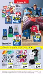 Gazetka promocyjna Lidl - Aktionsprospekt - Gazetka - ważna od 27.04 do 27.04.2024 - strona 27 - produkty: angebot, Anzug, Bau, baumwolle, bett, bettwäsche, coupon, duplo, eis, Kinder, kissen, LEGO®, ninjago, Persona, reine baumwolle, reis, Ria, Schlafanzug, shorty, sneaker, sneakersocken, socken, Ti, Unterwäsche, wendebettwäsche, wolle