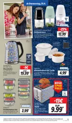 Gazetka promocyjna Lidl - Aktionsprospekt - Gazetka - ważna od 27.04 do 27.04.2024 - strona 39 - produkty: angebot, coupon, edelstahl, eis, elle, ernesto, Kocher, leine, messer, mikrowelle, Persona, reis, Ria, silvercrest, spülmaschinen, Ti, toast, toaster, wasser, Zerkleinerer, ZTE