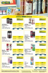 Gazetka promocyjna Metro - Monats-Mix - Gazetka - ważna od 31.05 do 31.05.2025 - strona 4 - produkty: angebot, Apple, bacardi, brut, brut dargent, Cap, captain morgan, chardonnay, cocktail, cocktails, cola, de blancs, ecco, Effect, eis, flasche, frizzante, frucht, getränk, getränke, gin, gordon, gordons, jack daniel, jim beam, limo, limonade, Malibu, Metro, metro gastro, mojito, Palette, pfirsich, reis, rotkäppchen, rum, smirnoff, Ti, tonic, vodka, white rum, zitrone