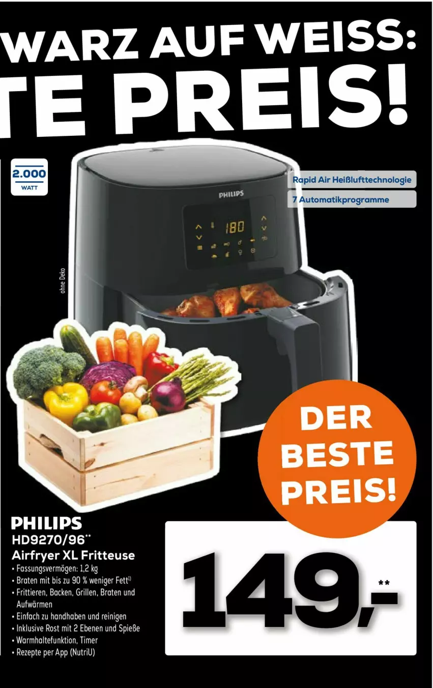 Aktueller Prospekt Euronics - Prospekte - von 08.03 bis 15.03.2023 - strona 24 - produkty: Airfryer, auto, eis, fritteuse, LG, Philips, Ti