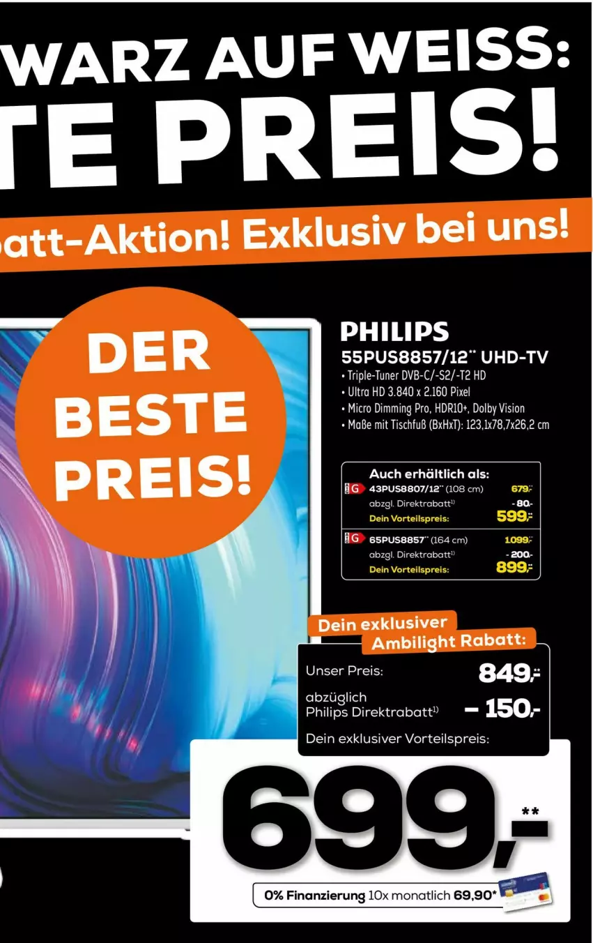 Aktueller Prospekt Euronics - Prospekte - von 08.03 bis 15.03.2023 - strona 4 - produkty: eis, LG, Philips, reis, Ti, tisch, uhd, UHD-TV, vorteilspreis